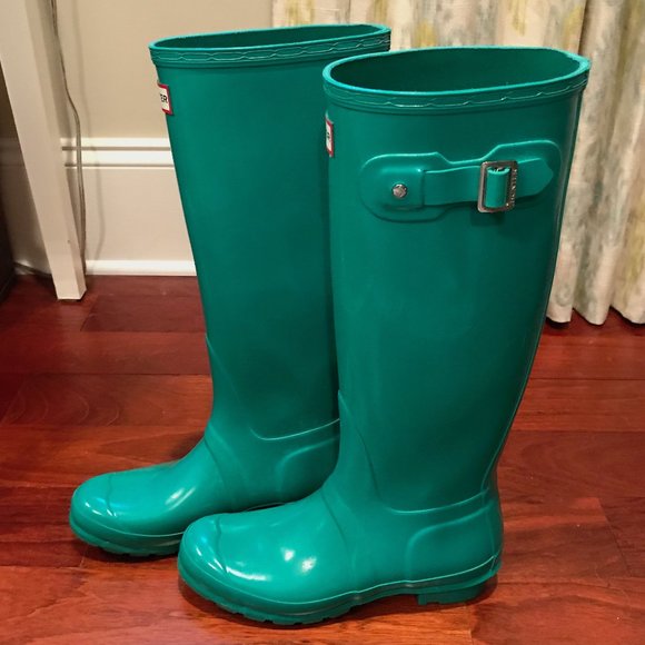 Women's Original Tall Gloss Hunter Rain Boots - Picture 4 of 5